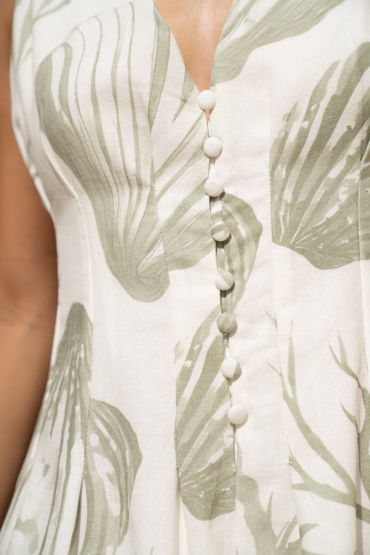 HEYCHIC Sela Abstract Playsuit (Green)