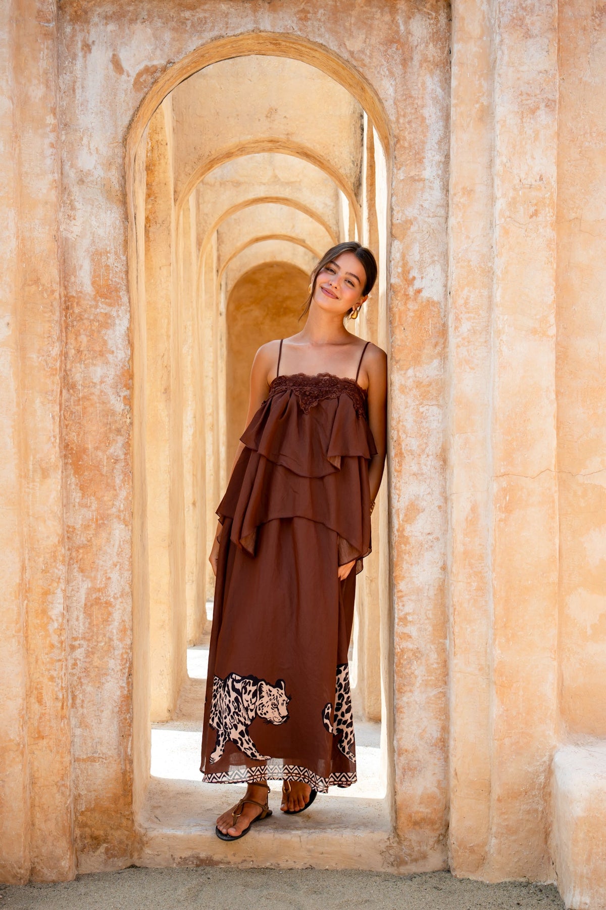HEYCHIC Desert Leopard Maxi (Dress)
