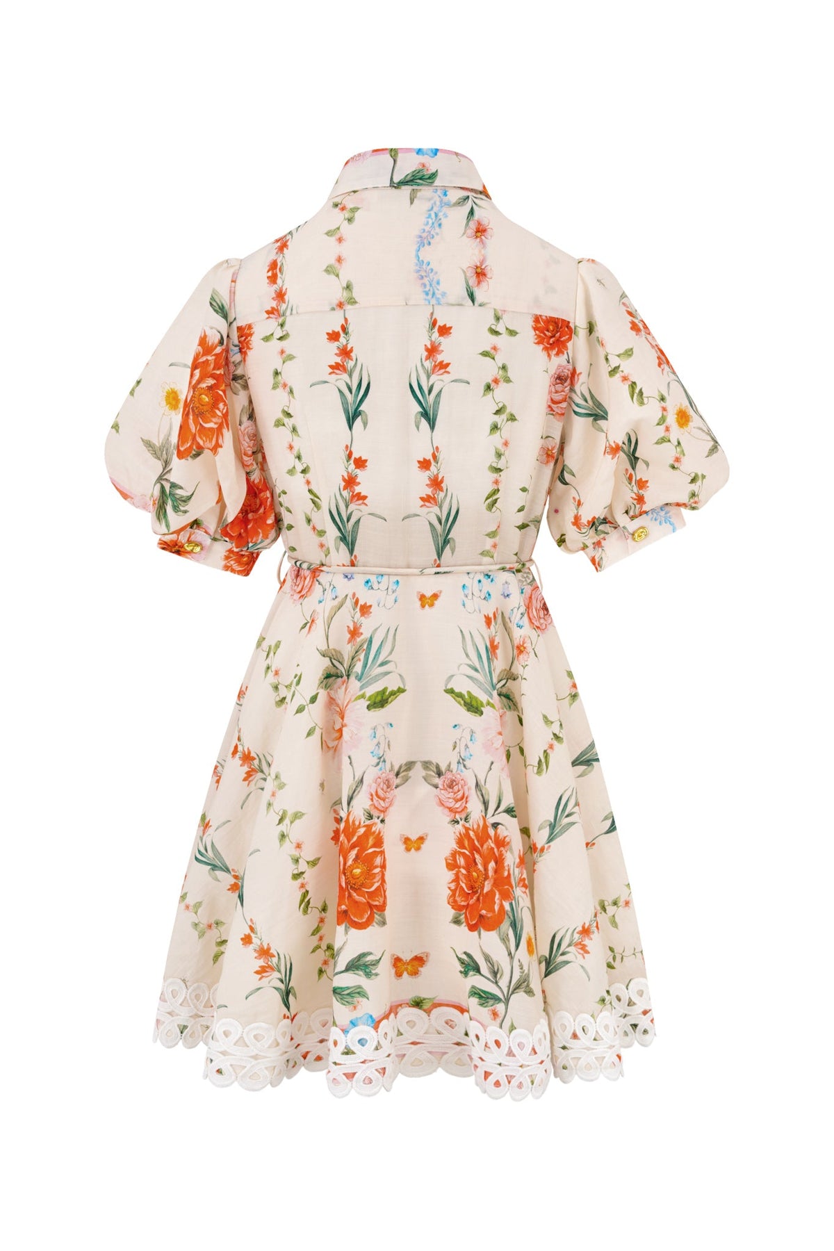 HEYCHIC Amorette Red Mini Dress (Floral)