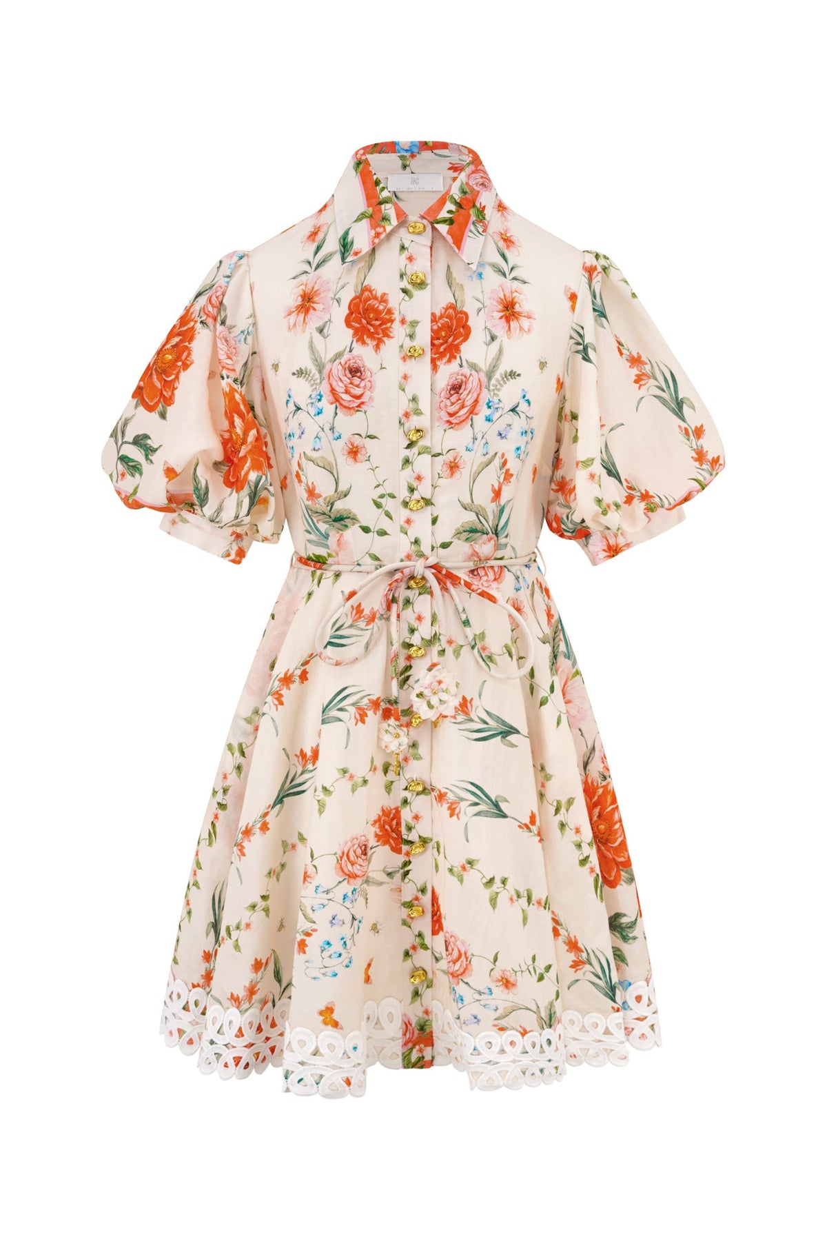 Image of Dresses. Product name - Amorette Red Floral Mini Dress in Floral colour by brand - HEYCHIC