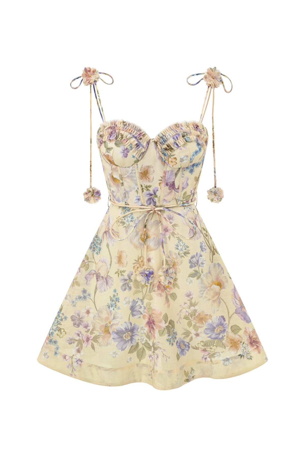 HEYCHIC Garden Reverie Mini Dress (Floral)