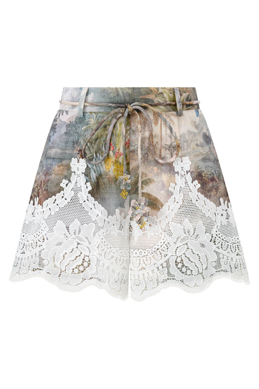 HEYCHIC Paradise Tropical Shorts (Green)