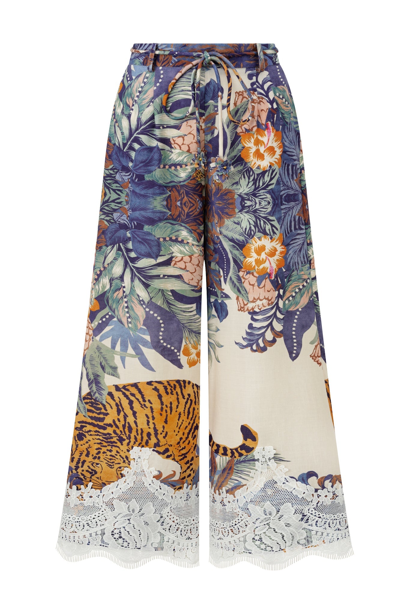 HEYCHIC Wild Tropical Pants (Blue)