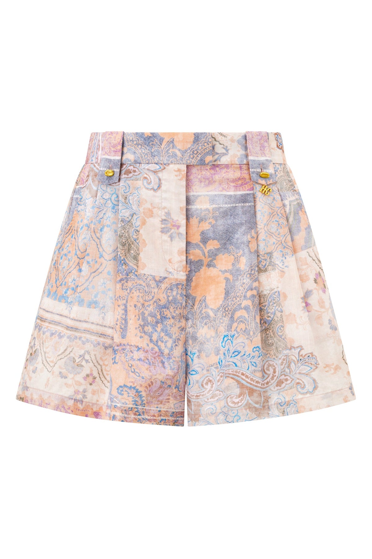 HEYCHIC Heritage Patchwork Shorts (Multi)