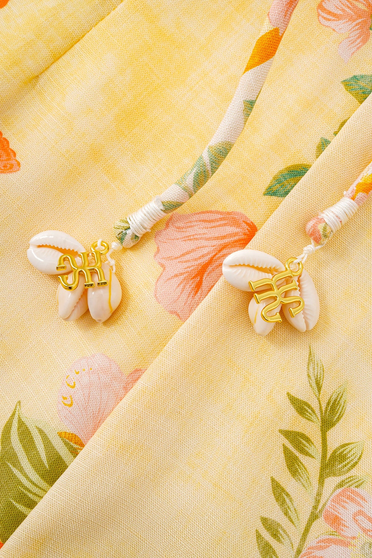HEYCHIC Sunfire Yellow Shorts (Floral)