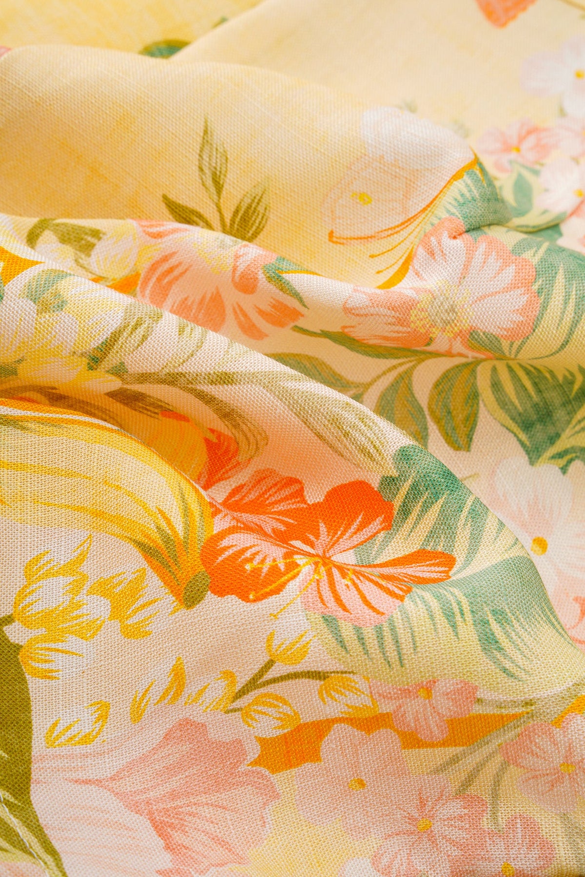 HEYCHIC Sunfire Yellow Shorts (Floral)