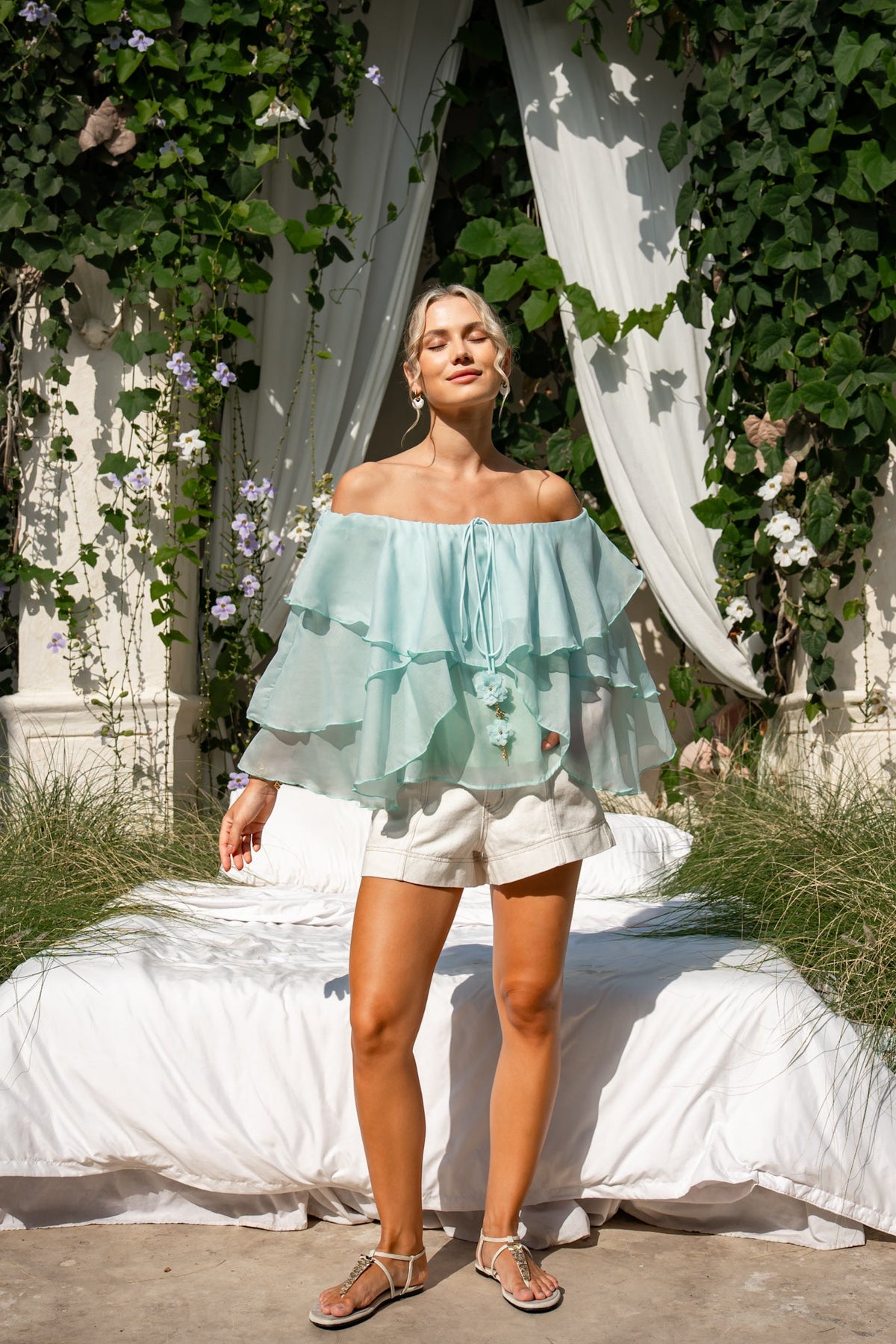 HEYCHIC Vivie Layer Top (Green)