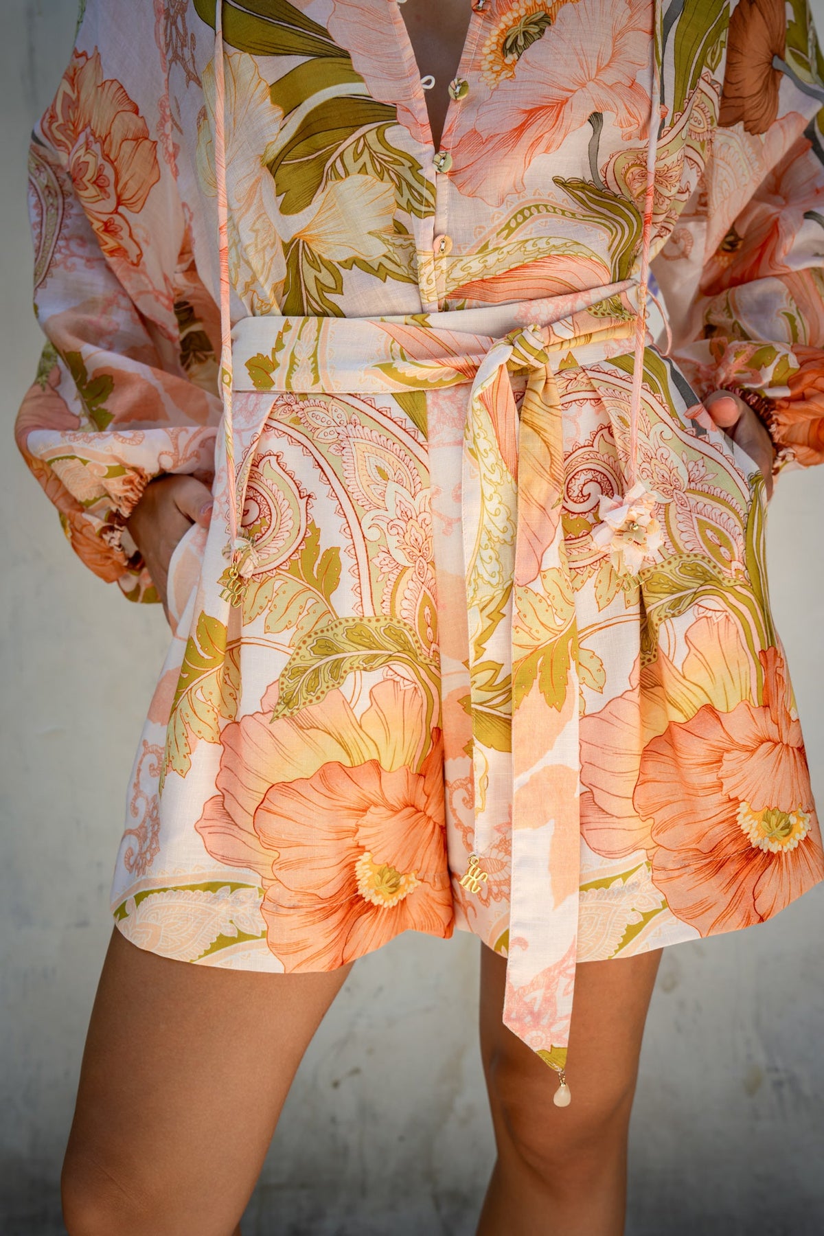 HEYCHIC Wanderers Pink Shorts (Floral)