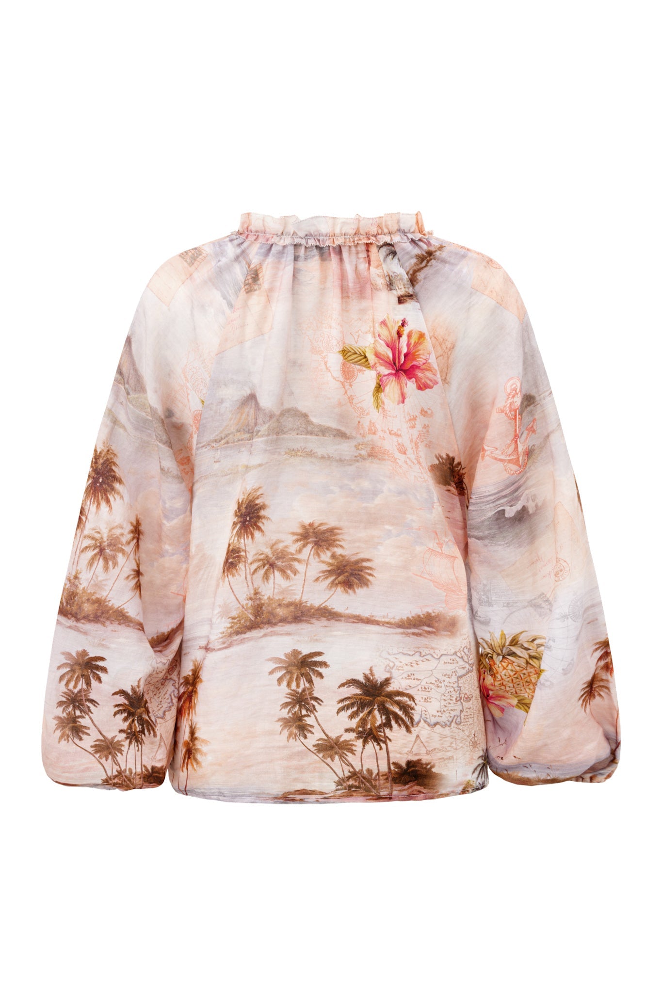 HEYCHIC Horizon Tropical Blouse (Pink)
