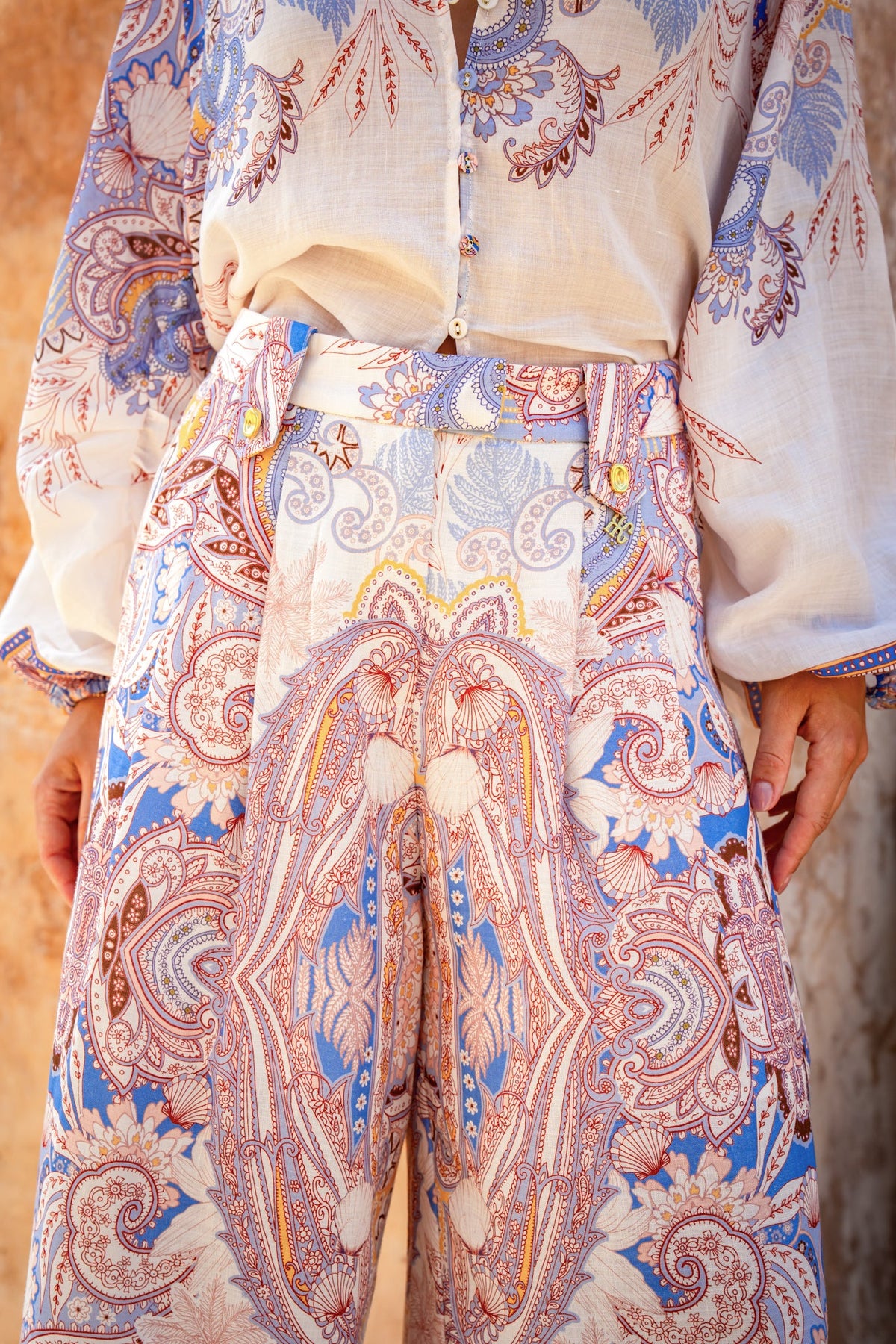 HEYCHIC Bondi Boho Pants (Blue)