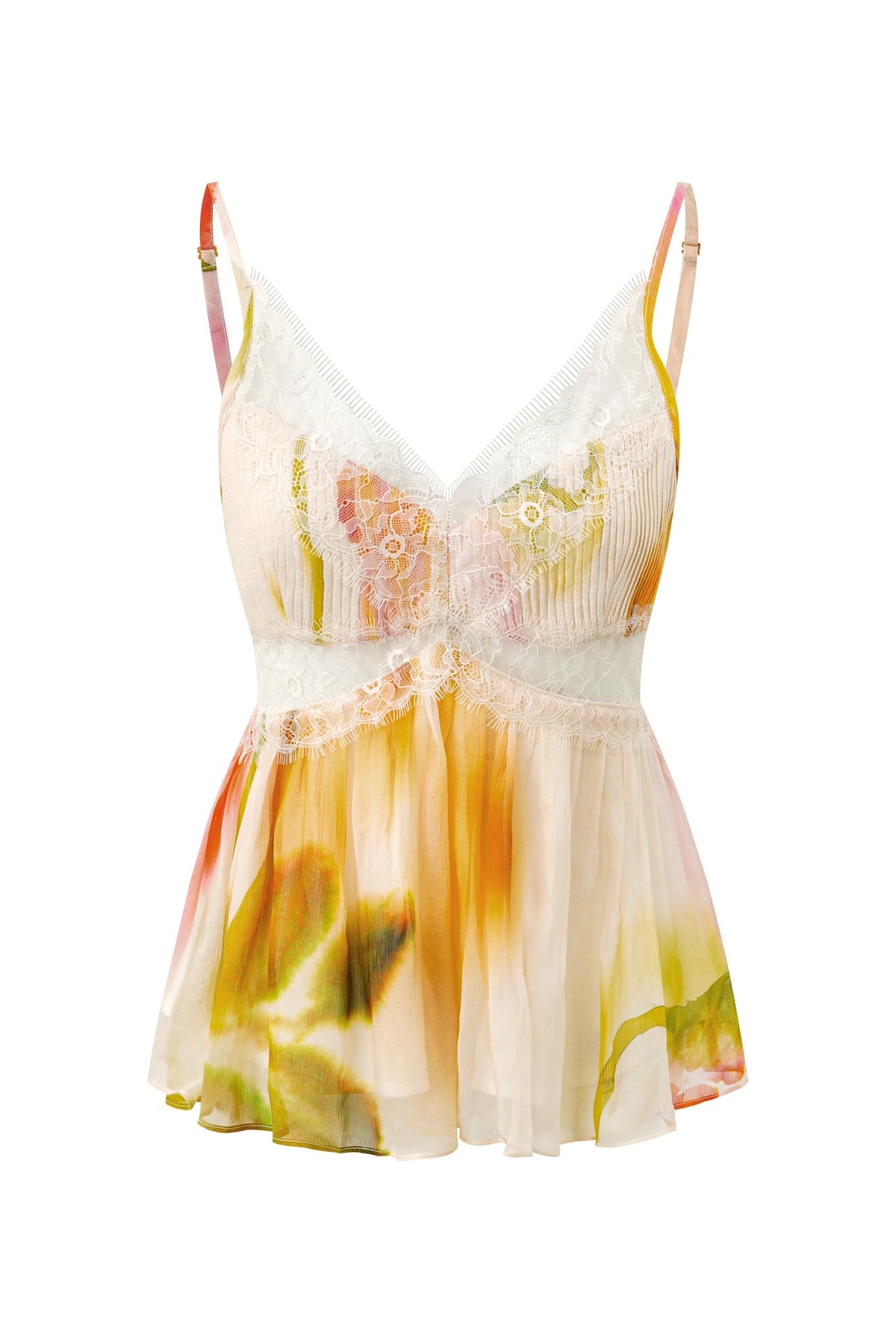 HEYCHIC Golden Multi Cami Top (Floral)