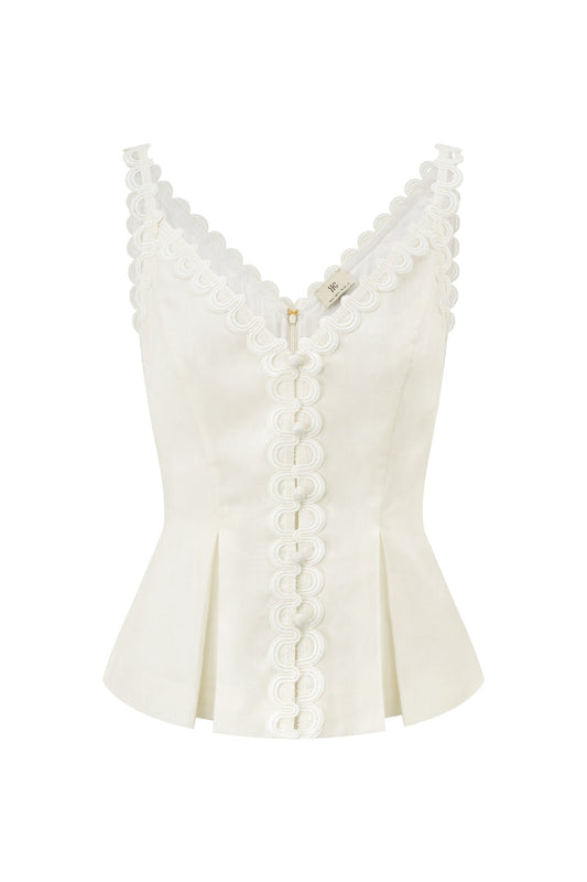 HEYCHIC Felicia Cami Top (White)
