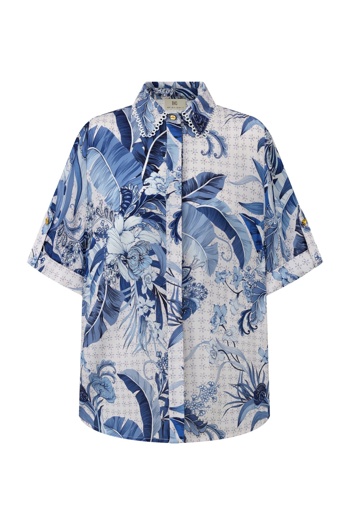 HEYCHIC Botanica Tropical Shirt (Blue)