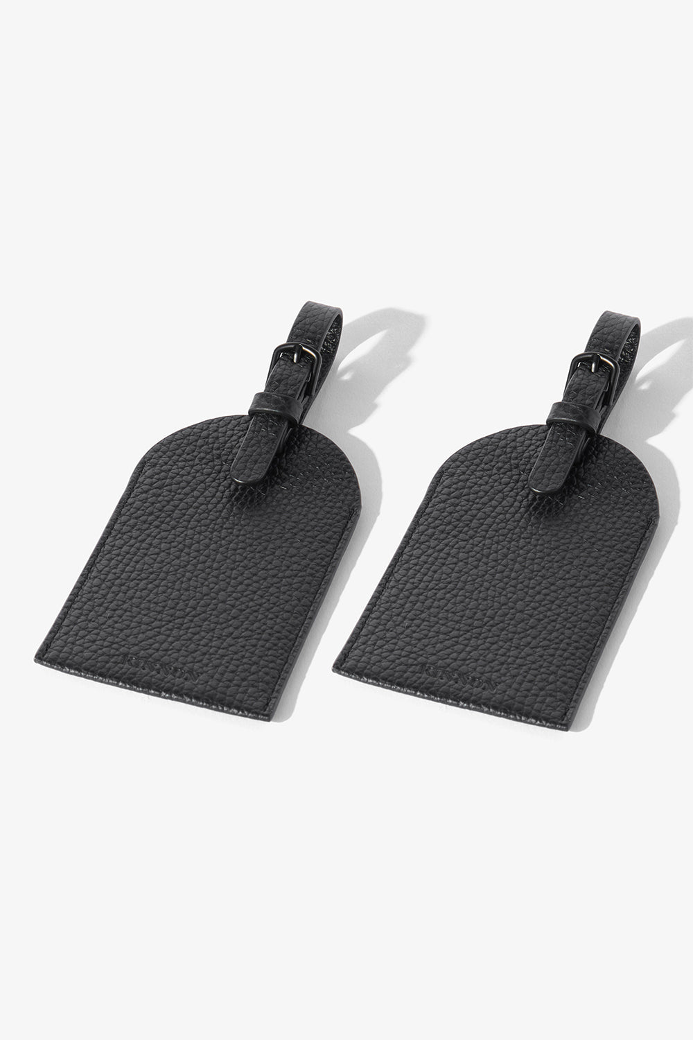 KINNON HALE DUO LUGGAGE TAG WITH HARDWARE (Black)