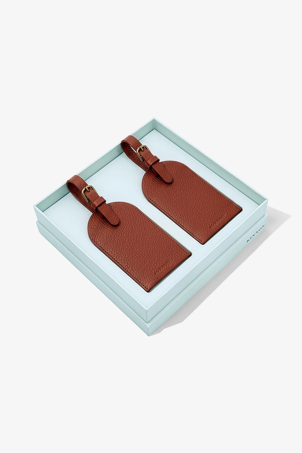 KINNON HALE DUO LUGGAGE TAG (Chestnut)