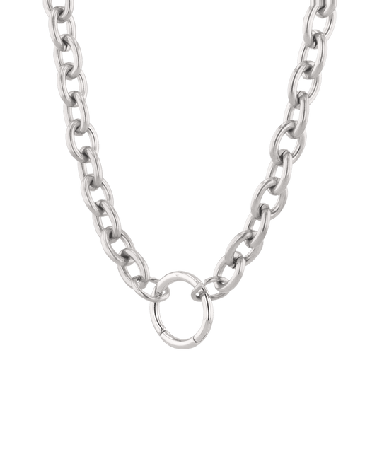 LAVANA Halo Silver Charm Necklace