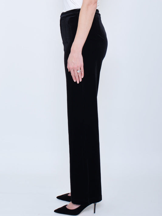 YELTUOR X HANSEN & GRETEL BOWIE VELVET PANT (Black)