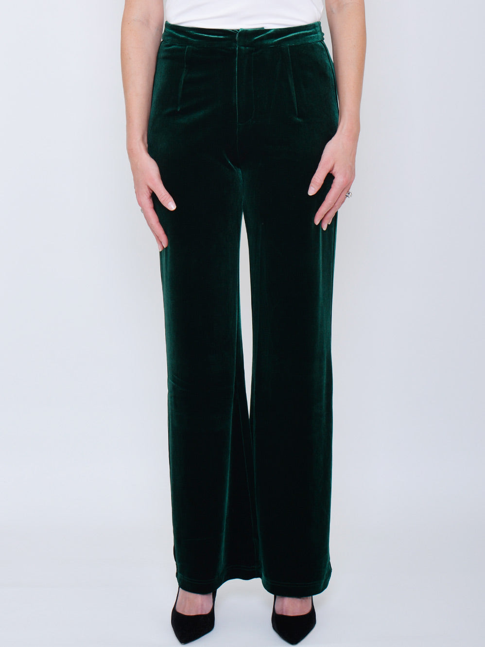 YELTUOR X HANSEN & GRETEL BOWIE VELVET PANT (Black)