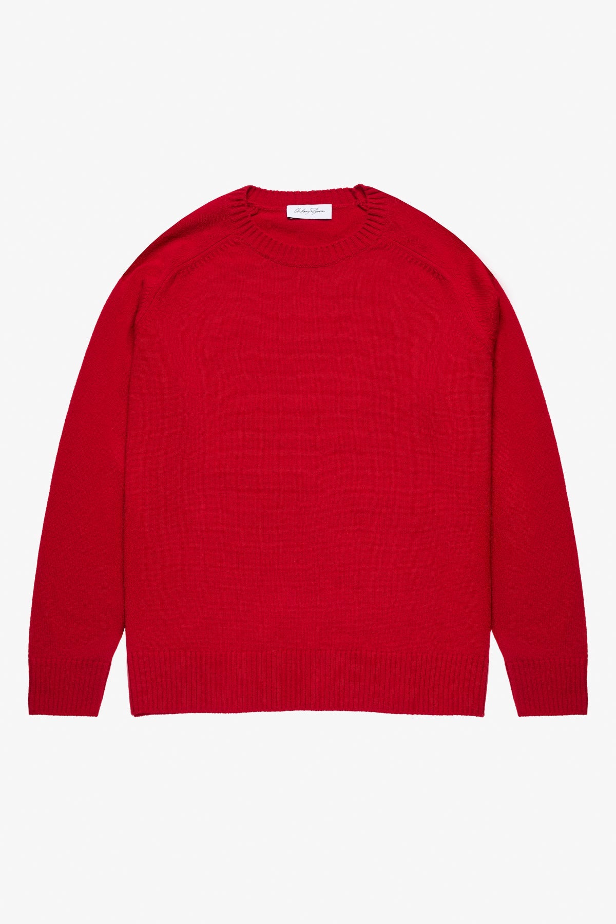 Anthony Squires Harlan Wool L/S Raglan (Red)