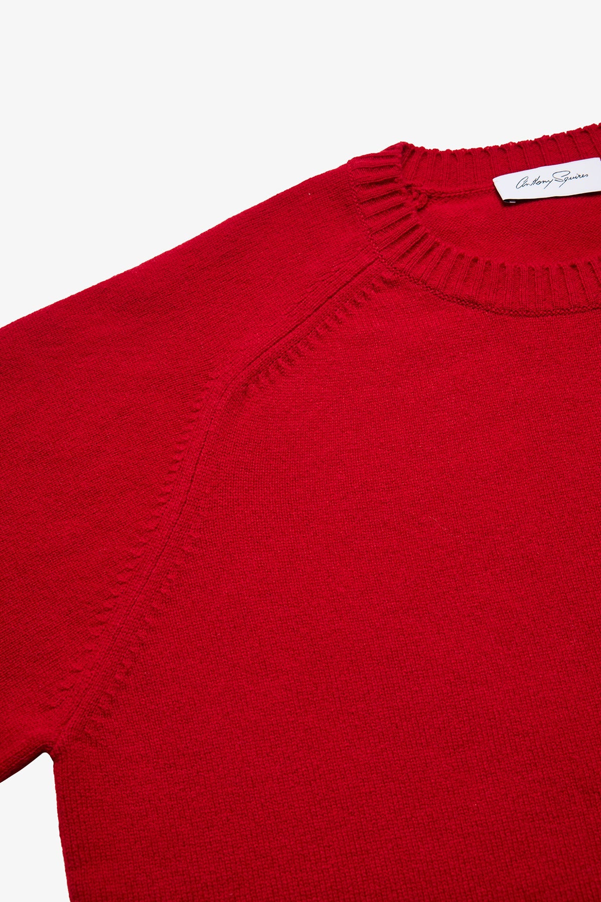 Anthony Squires Harlan Wool L/S Raglan (Red)