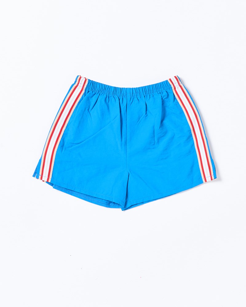 Image of a model wearing Shorts. Productname: Walnut Melbourne Harley Short in Blue colour by brand - Walnut Melbourne