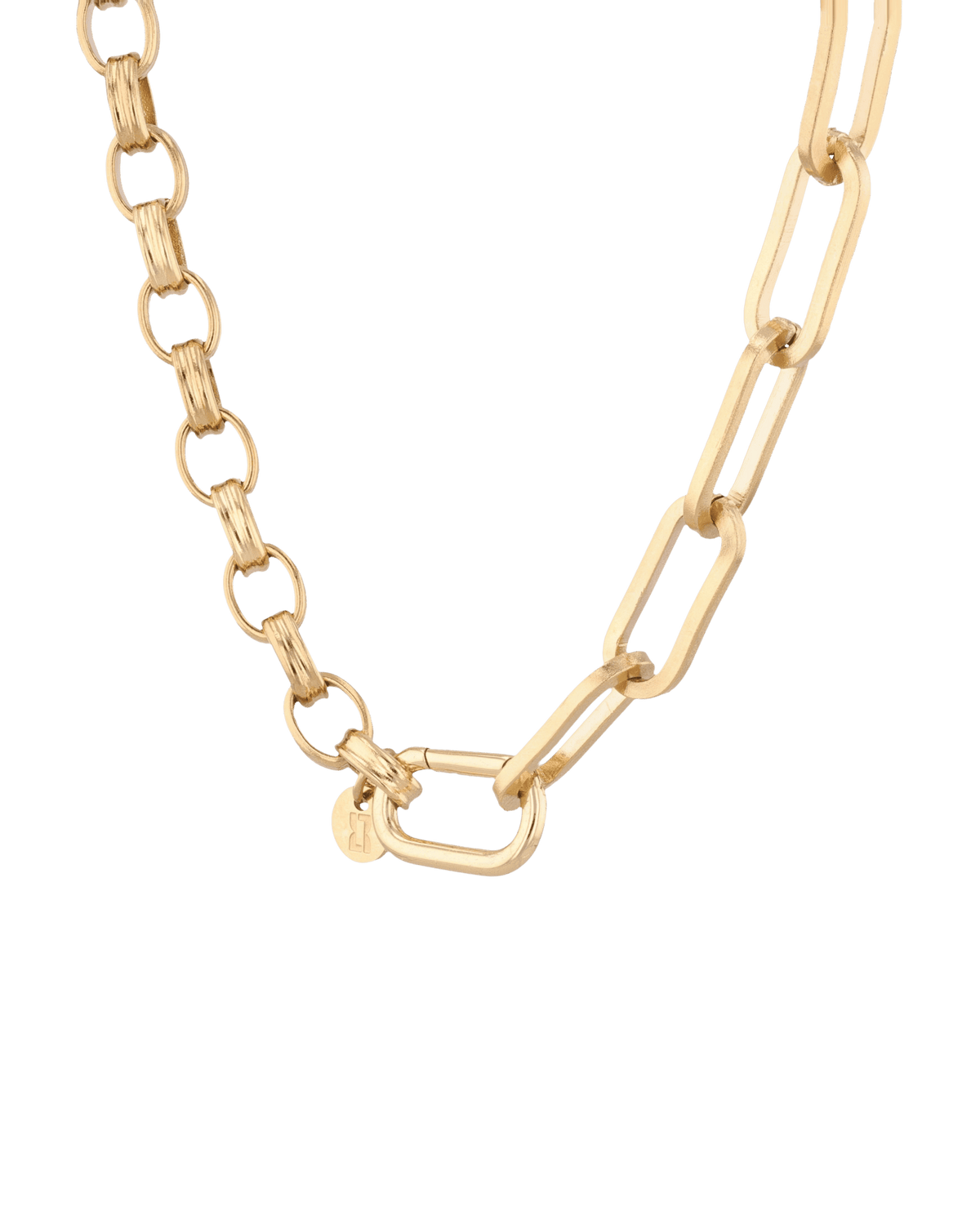 Image of Necklaces. Product name - Harmony Gold Charm Necklace in colour by brand - LAVANA