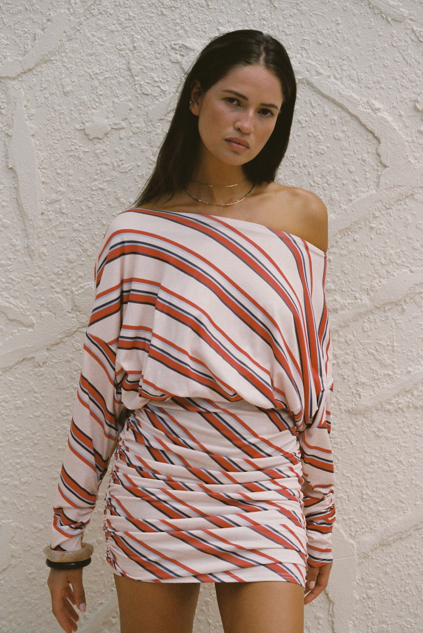 Image of Dresses. Productname: SNDYS HATTIE MINI DRESS in Stripe colour by brand - SNDYS