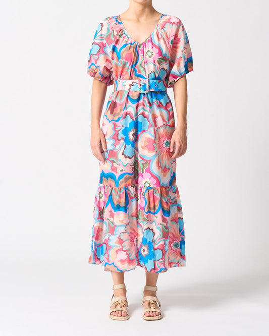 Walnut Melbourne Hawaii Dress (Bomba Di Fiori)