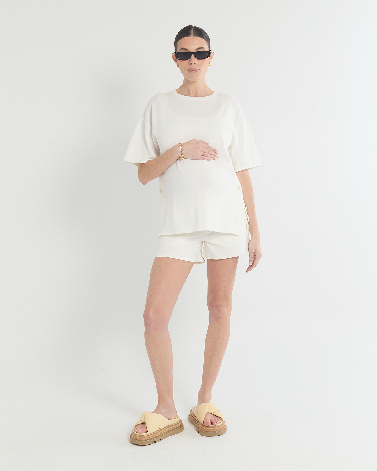 Soon Maternity Heaven Denim Shorts