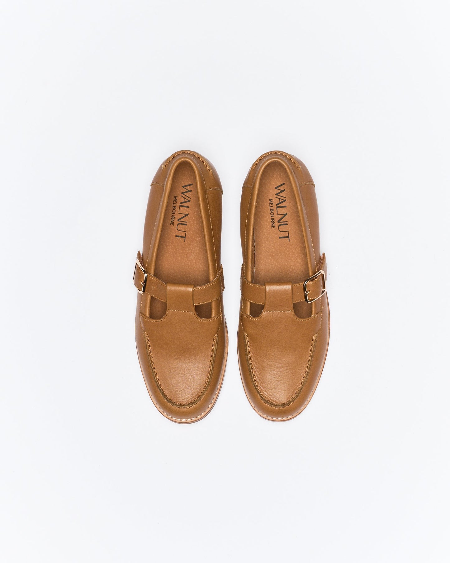 Walnut Melbourne Helena Leather Loafer (Tan)