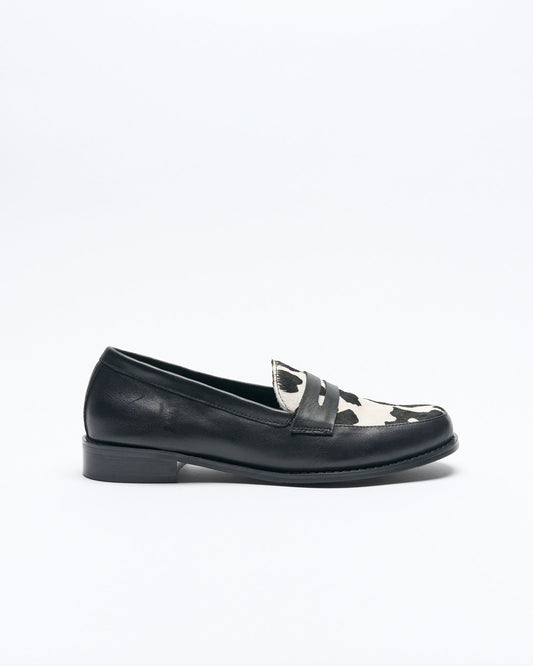 Image of Flats. Productname: Helma Leather Loafer in Cow colour by brand - Walnut Melbourne