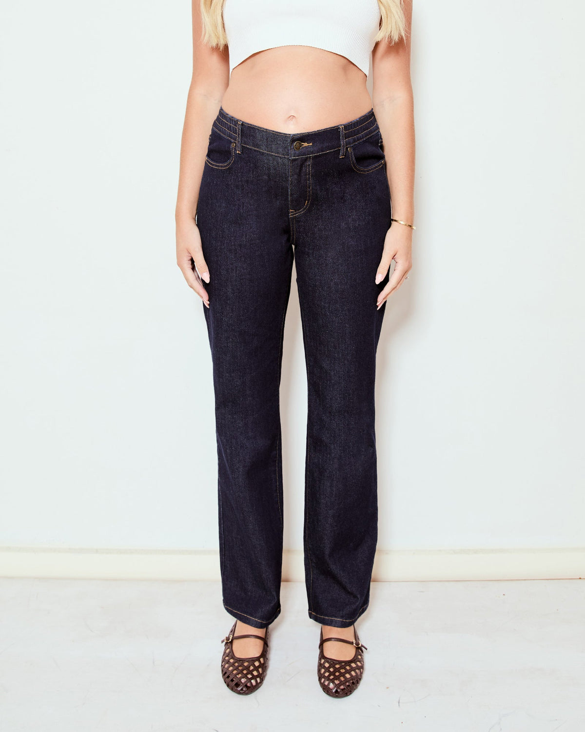 Soon Maternity High Rise Straight Leg Jeans