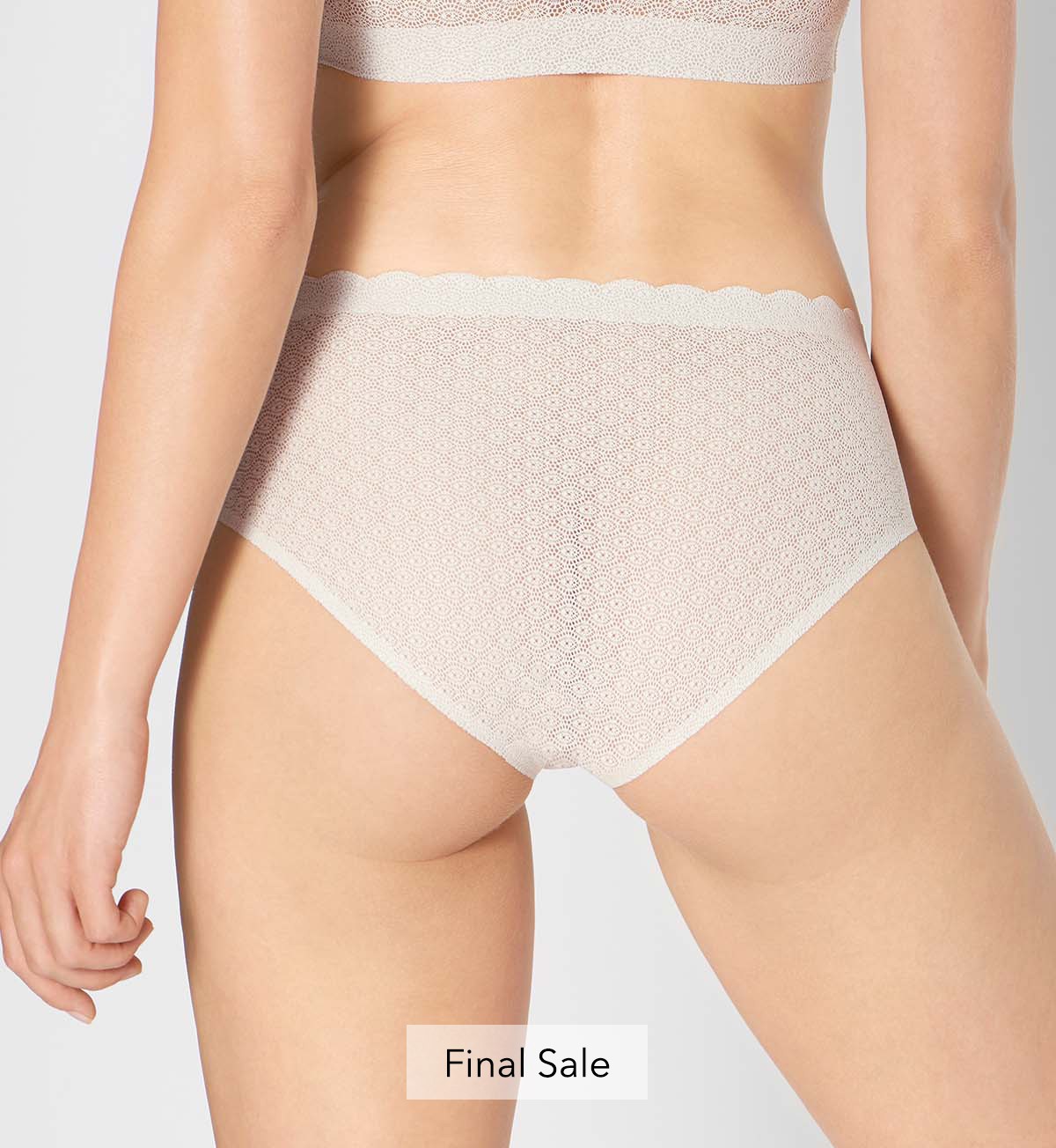 Triumph Sloggi Zero Feel Lace Highwaist Brief (Angora)