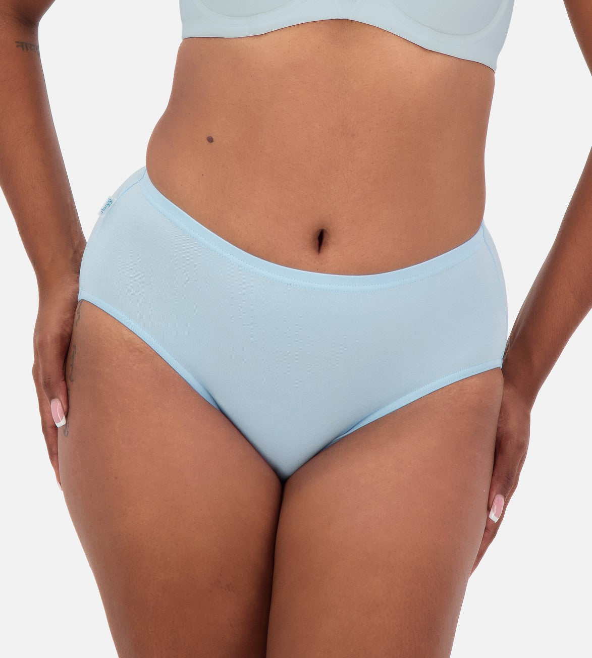Triumph Sloggi Hikini 2 Pack (Light & Dark Blue Combination)