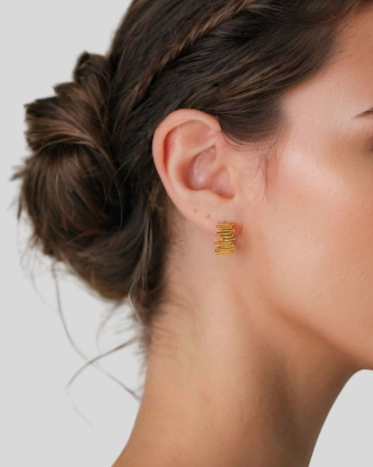 LAVANA Horizon Silver Hoop Earrings