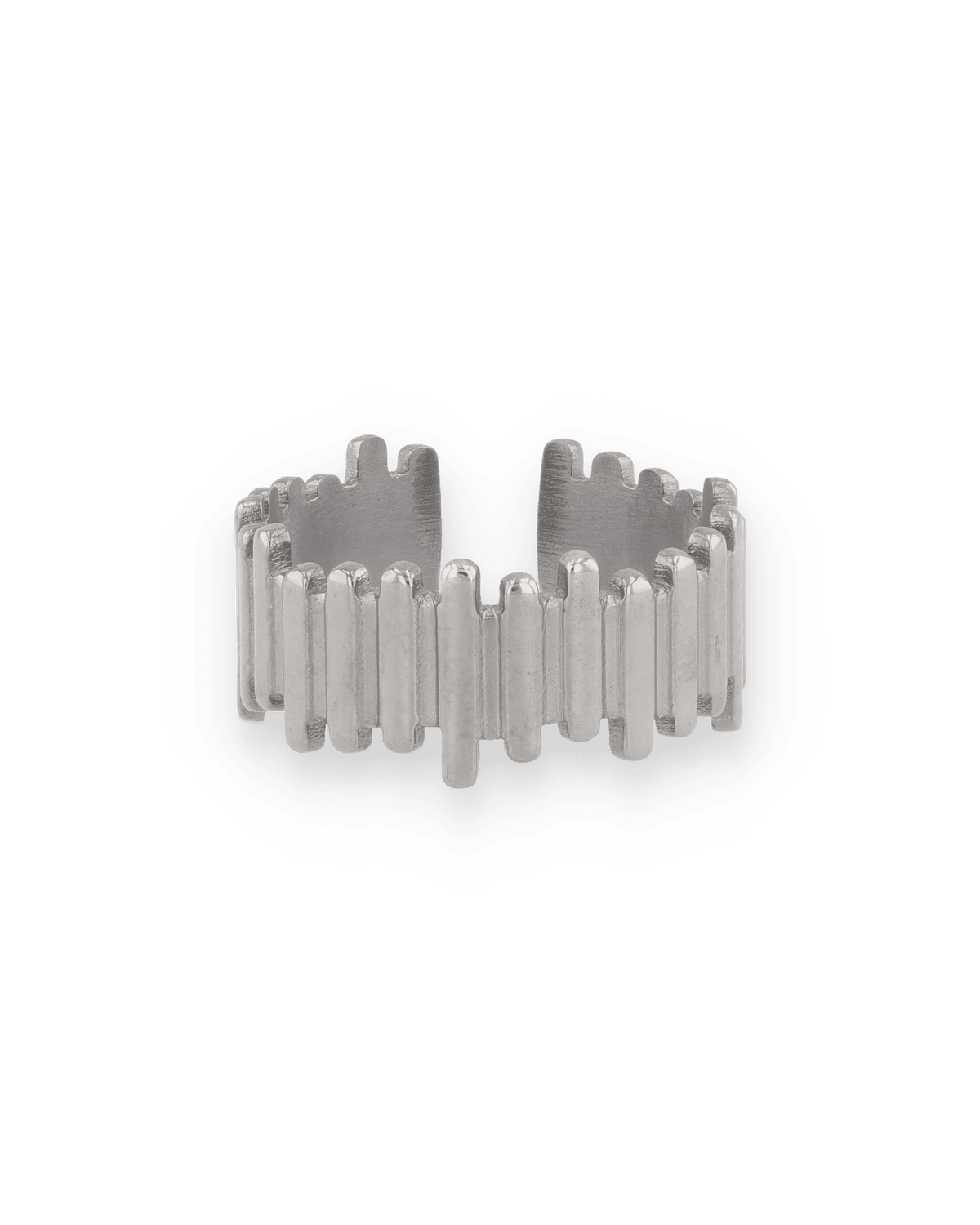 Image of Rings. Product name - Horizon Silver Open Ring in colour by brand - LAVANA