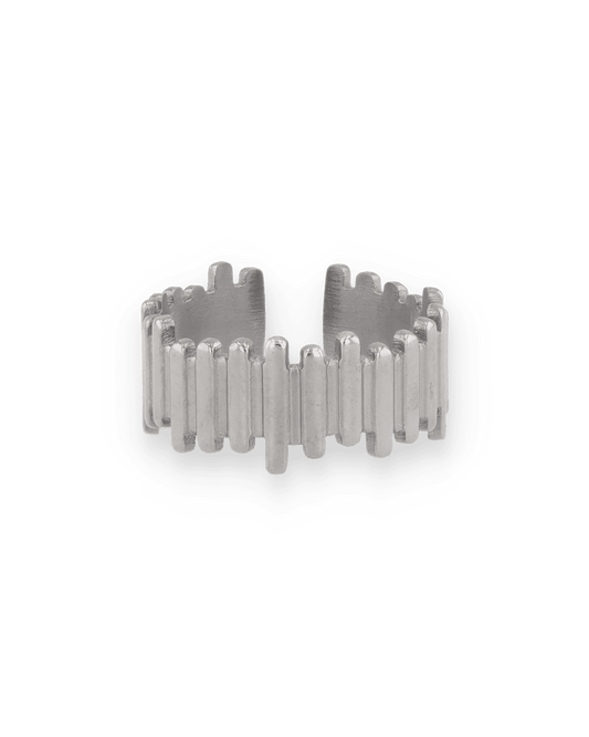 Image of Rings. Product name - Horizon Silver Open Ring in colour by brand - LAVANA
