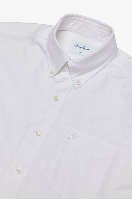Image of Shirts. Productname: Alden White Casual Shirt in White colour by brand - Anthony Squires