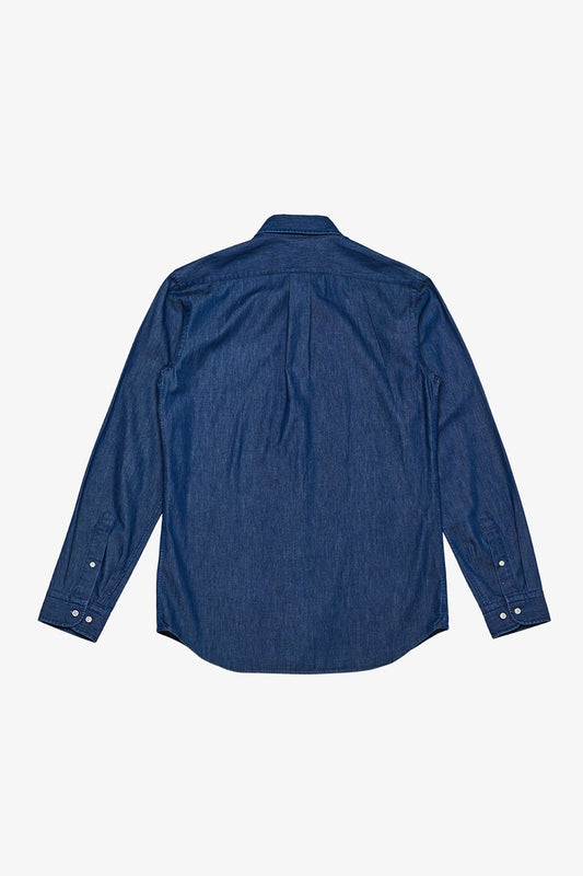 Anthony Squires Crispin - Dark Casual Shirt (Blue)