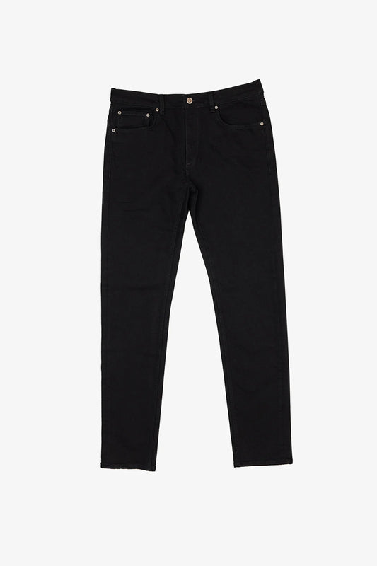 Image of Jeans. Product name - Franklin Black Denim in Black colour by brand - Anthony Squires