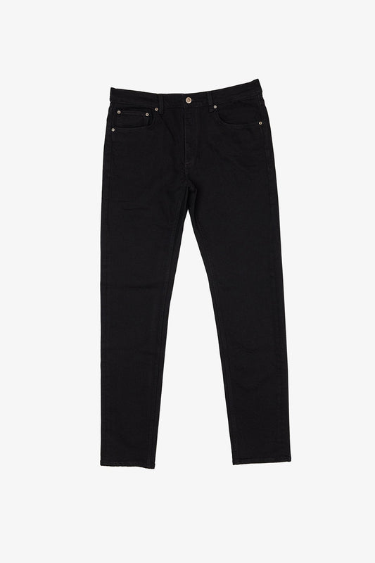 Image of Jeans. Product name - Franklin Black Denim in Black colour by brand - Anthony Squires