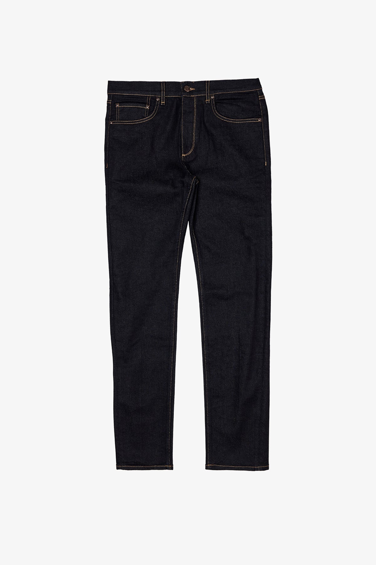 Image of Jeans. Product name - Franklin Dark Blue Denim in Blue colour by brand - Anthony Squires