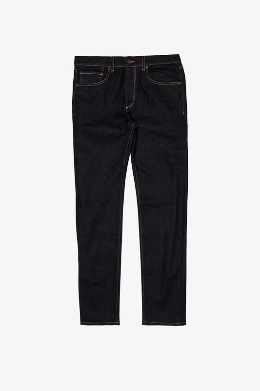 Image of Jeans. Product name - Franklin Dark Blue Denim in Blue colour by brand - Anthony Squires