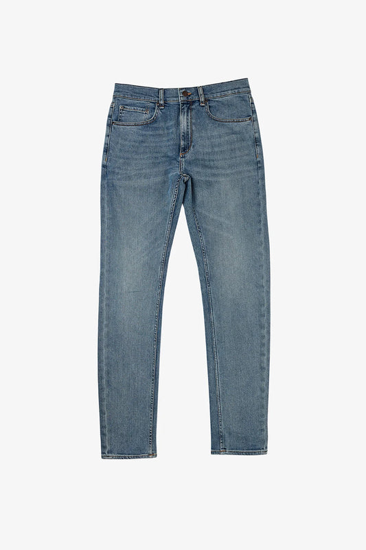 Image of Jeans. Product name - Franklin Light Blue Denim in Blue colour by brand - Anthony Squires