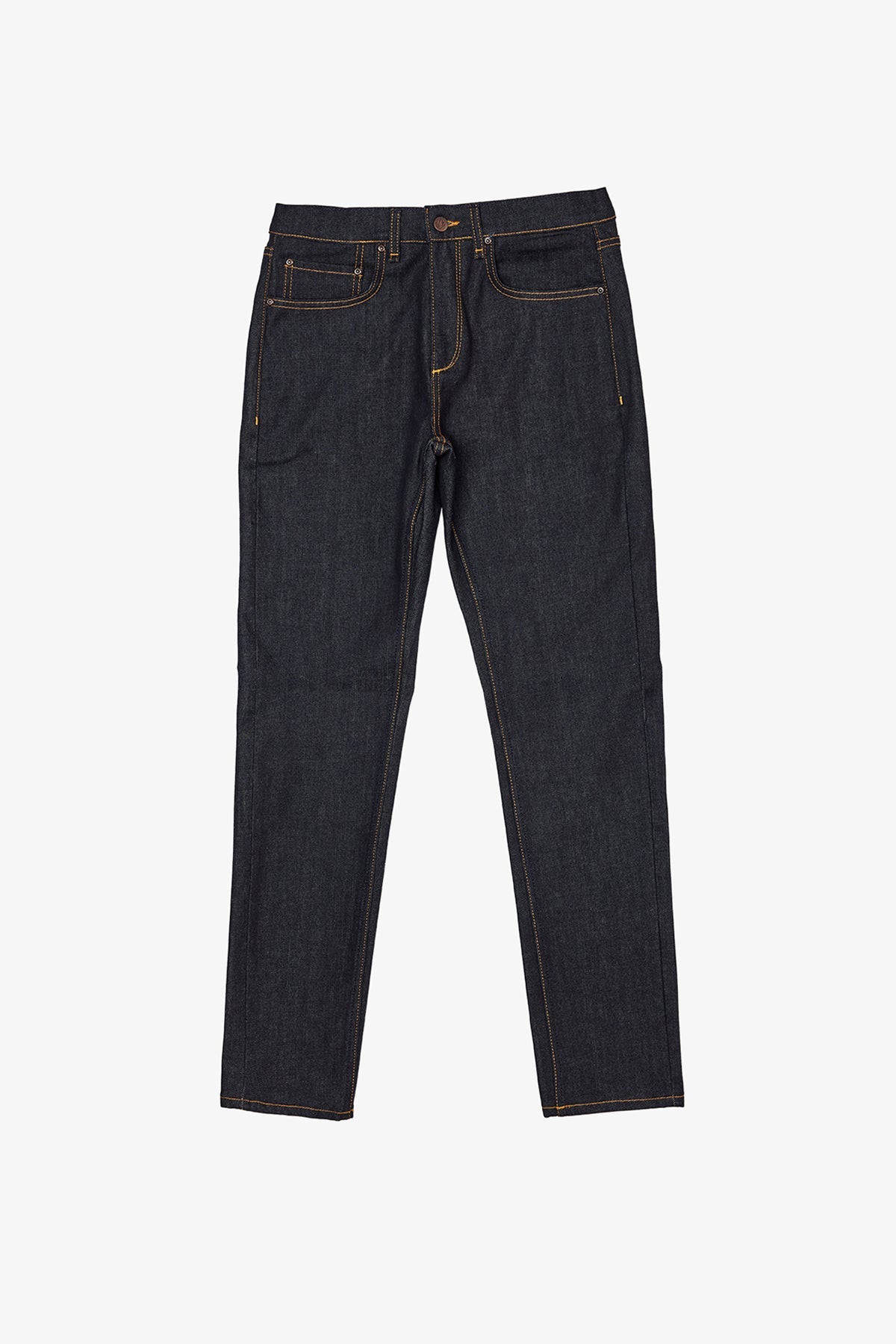 Image of Jeans. Product name - Franklin Raw Denim in Denim colour by brand - Anthony Squires