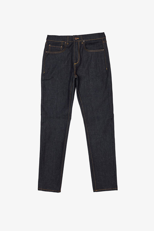 Image of Jeans. Product name - Franklin Raw Denim in Denim colour by brand - Anthony Squires