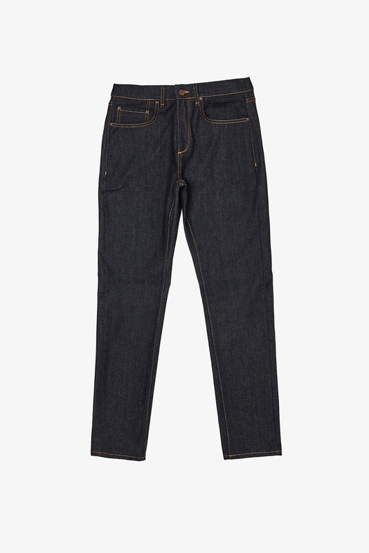 Image of Jeans. Product name - Franklin Raw Denim in Denim colour by brand - Anthony Squires