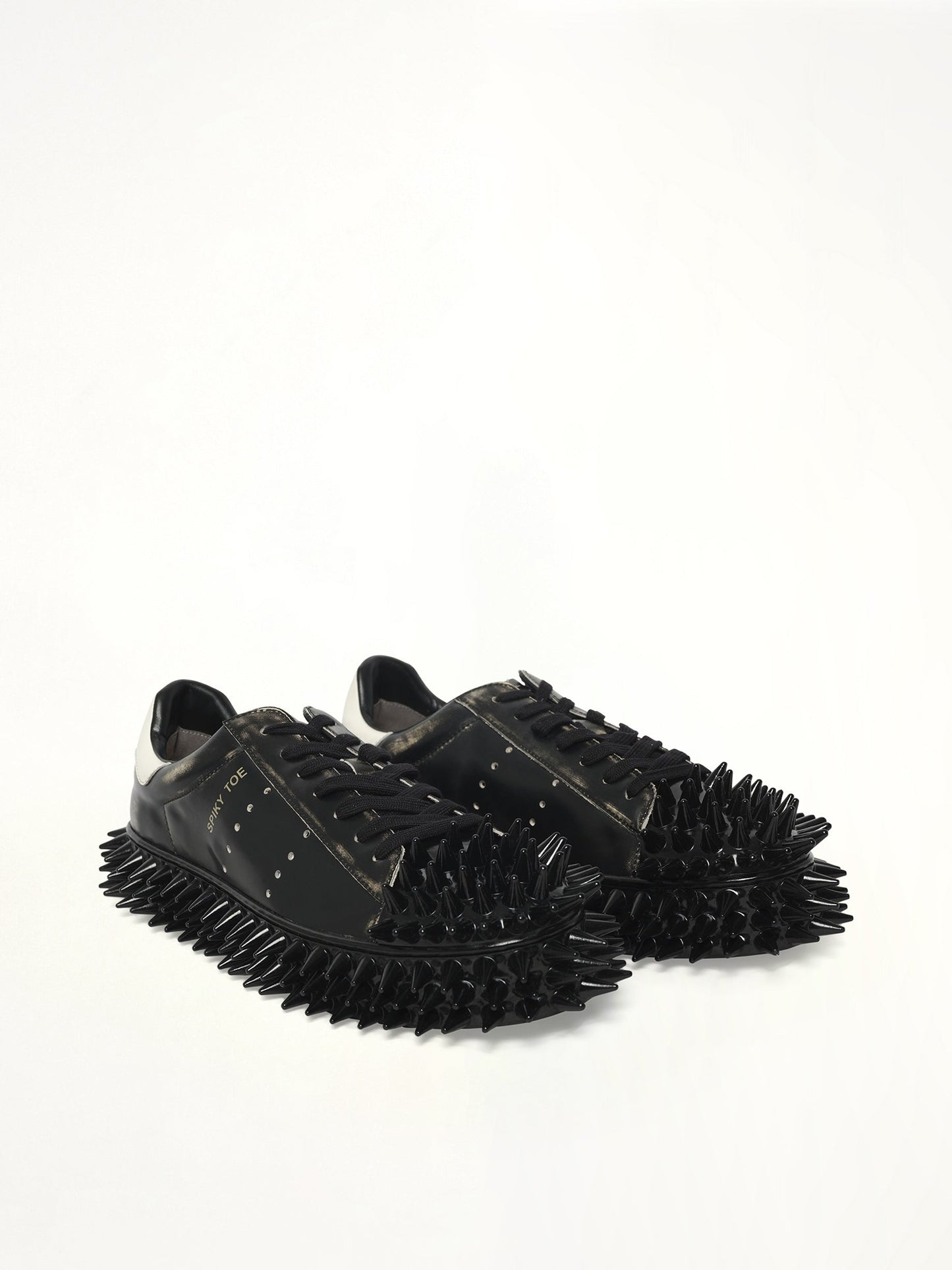 DOUBLET Spiky Leather Sneaker (Black)