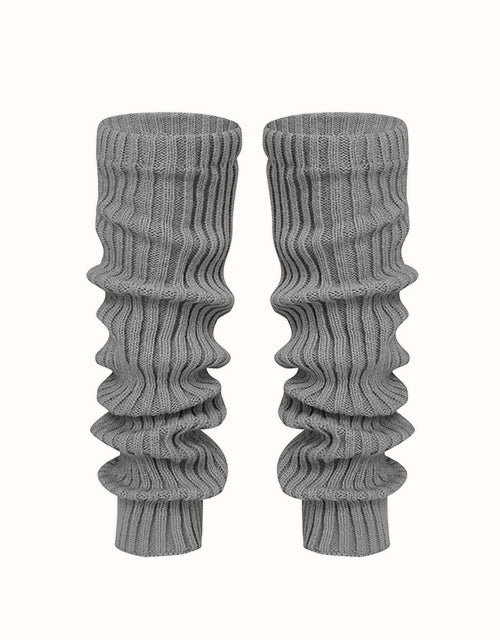 Image of Socks. Product name - EVERAU® Thick Leg Warmer in Dark Grey colour by brand - Everau