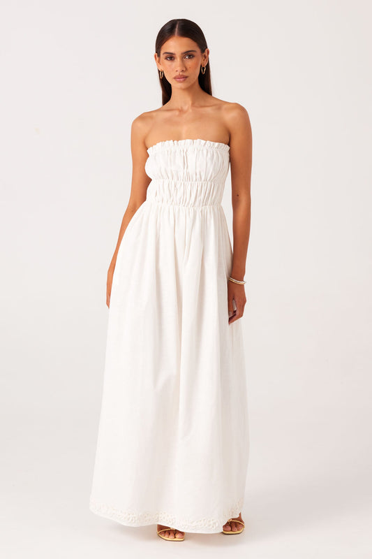 SNDYS INES MAXI DRESS (White)